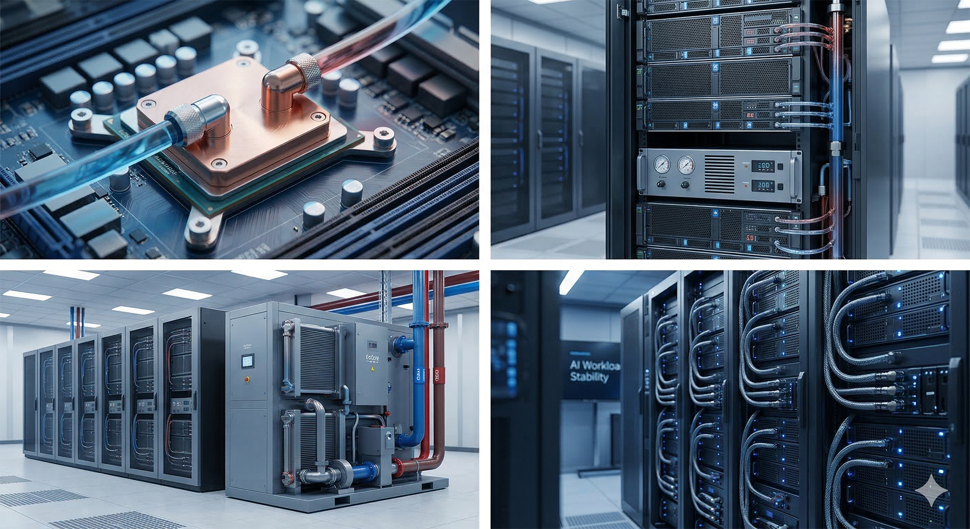 Direct to chip data center cooling